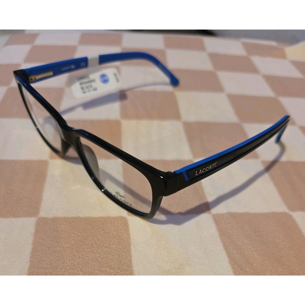 Lacoste  L2692 002 Black Blue Eyeglasses Frame 54-17-145 NWT